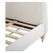 Jacqueline Cream Queen Upholstered Panel Bed