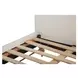 Jacqueline Cream Queen Upholstered Panel Bed