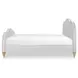 Jacqueline Cream Queen Upholstered Panel Bed