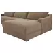 Farrow Taupe 2 Piece Modular RAF Sectional