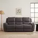 Demetrius Dark Gray 90" Power Reclining Sofa with USB Charging