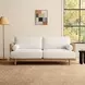Alesund Beige And Light Oak 65" Loveseat