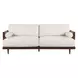 Alesund Beige And Walnut 87" Sofa