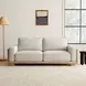 Harstad Light Brown And Natural 70" Loveseat