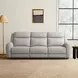 Jacobus Light Gray 87" Manual Reclining Sofa