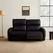 Schlieren Black 57" Power Reclining Loveseat with USB Charging