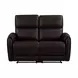 Schlieren Black 57" Power Reclining Loveseat with USB Charging