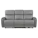 Schlieren Gray 81" Power Reclining Sofa with USB Charging