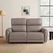 Schlieren Light Brown 57" Power Reclining Loveseat with USB Charging