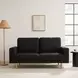 Elverum Black 63" Loveseat