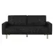 Elverum Black 83" Sofa