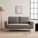 Elverum Charcoal Gray 63" Loveseat