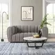 Aversa Charcoal Gray 63" Loveseat