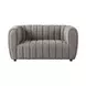 Aversa Charcoal Gray 63" Loveseat