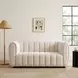 Aversa Off White 63" Loveseat