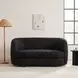 Versoix Black 63" Loveseat