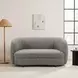 Versoix Charcoal Gray 63" Loveseat