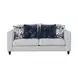 Harlow Light Gray 67" Loveseat