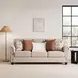Buckhurst Taupe 87" Sofa with Nailhead Trim