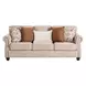 Buckhurst Taupe 87" Sofa with Nailhead Trim