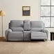 Morcote Gray 73" Power Reclining Loveseat with USB Charging