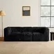 Nappi Black 107" Modular Sofa