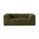 Nappi Olive Green 80" Modular Loveseat