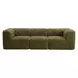 Nappi Olive Green 107" Modular Sofa