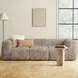 Nappi Taupe 107" Modular Sofa