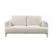 Gladbach Linen White 65" Loveseat