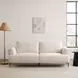Gladbach Linen White 81" Sofa