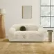 Darwen Sand 67" Loveseat with Pillow