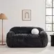 Darwen Dark Gray 67" Loveseat with Pillow
