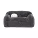 Darwen Dark Gray 67" Loveseat with Pillow