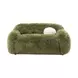 Darwen Green 67" Loveseat with Pillow