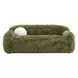 Darwen Green 84" Sofa with Pillow