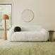 Darwen White 84" Sofa with Pillow