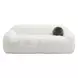 Darwen White 84" Sofa with Pillow
