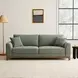 Watton Olive Green 84" Sofa with Pillows