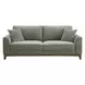 Watton Olive Green 84" Sofa with Pillows
