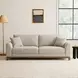 Watton Light Gray 84" Sofa with Pillows