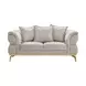 Charlevoix Beige 68" Loveseat with Pillows