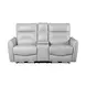 Terentius Taupe 63" Power Reclining Loveseat with Storage