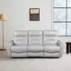 Terentius Taupe 86" Power Reclining Sofa with Storage