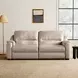 Altamura Taupe Leather 62" Power Reclining Loveseat