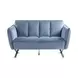 Civellutino Light Blue 64" Loveseat