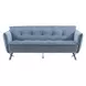 Civellutino Light Blue 80"Sofa