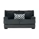 Loughlin Gun Metal 72" Loveseat
