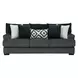Loughlin Gun Metal 98" Sofa