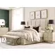 Lenox Alabaster and Gold 10 Drawer Ventura Dresser with Rectangular Anaheim Mirror